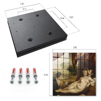 Schlüsselkasten mit Motiv Tizians Venus und der Geigenbauer