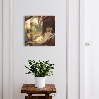 Schlüsselkasten mit Motiv Tizians Venus und der Geigenbauer