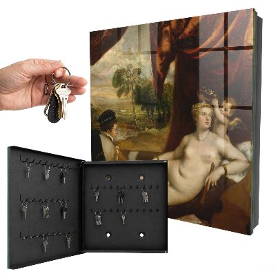 Schlüsselkasten mit Motiv Tizians Venus und der Geigenbauer