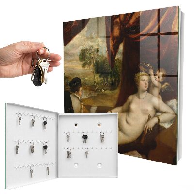 Schlüsselkasten mit Motiv Tizians Venus und der Geigenbauer