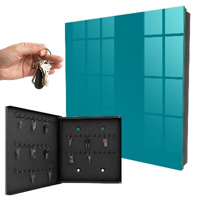 Schlüsselkasten in der Farbe kühles Türkis