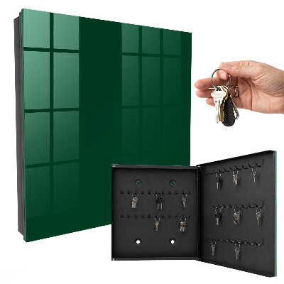 Schlüsselbox für die Wand in Dunkelgrün
