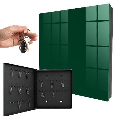 Schlüsselbox für die Wand in Dunkelgrün
