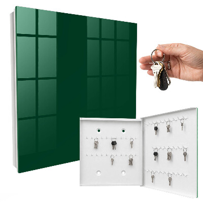 Schlüsselbox für die Wand in Dunkelgrün