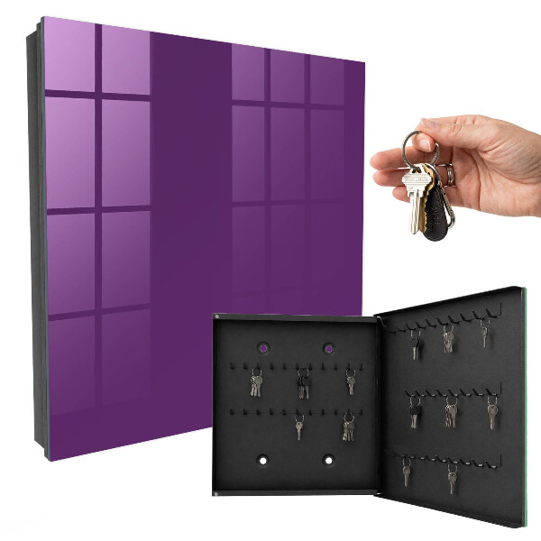 Schlüsselbox in Tiefviolett