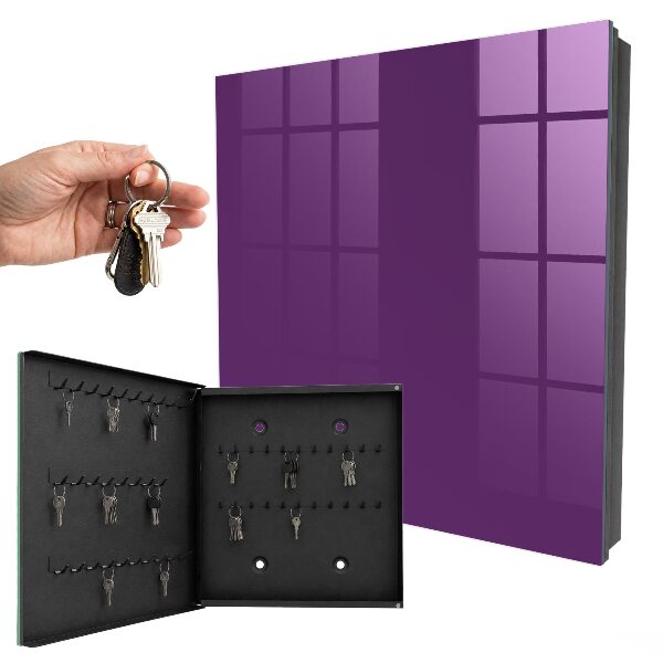 Schlüsselbox in Tiefviolett