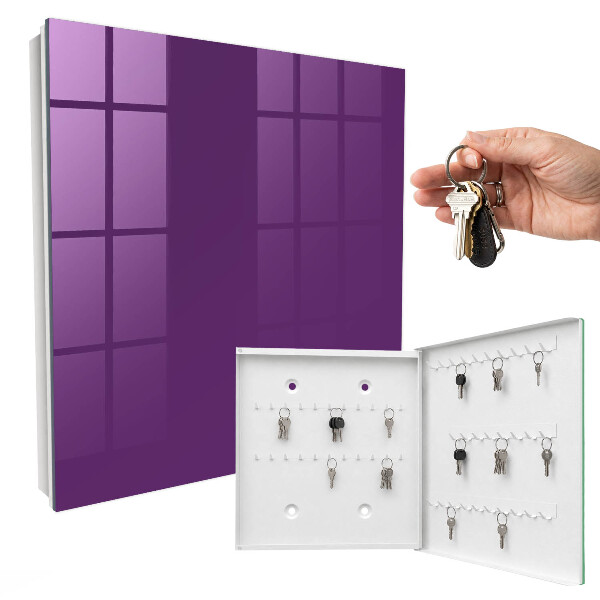 Schlüsselbox in Tiefviolett