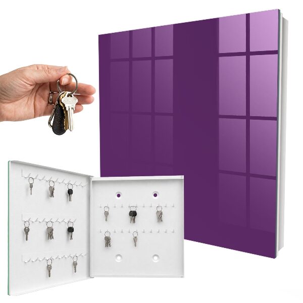 Schlüsselbox in Tiefviolett