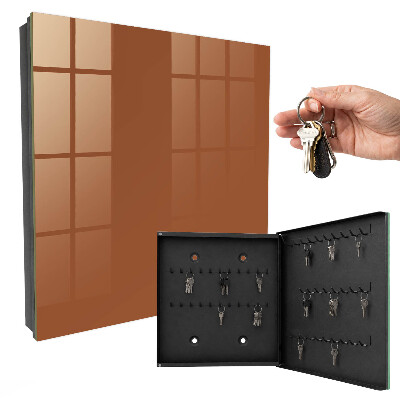 Schlüsselbox in Dunkelorange