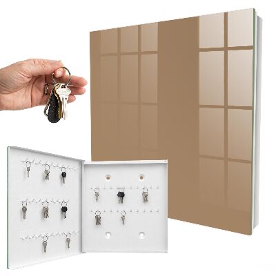 Schlüsselbox für die Wand in Dunkelorange