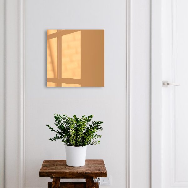Wandschlüsselbox in mattem Orange