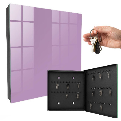 Schlüsselbox für die Wand in Hellviolett