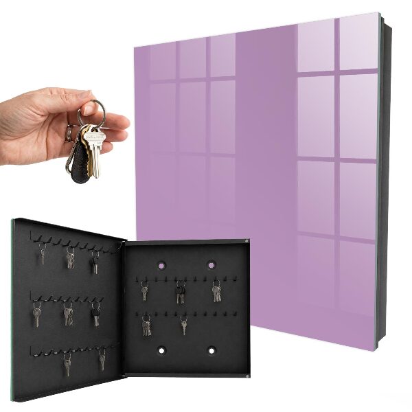 Schlüsselbox für die Wand in Hellviolett