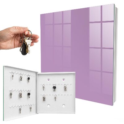 Schlüsselbox für die Wand in Hellviolett