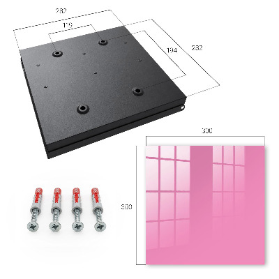 Schlüsselbox in kühlem Rosa