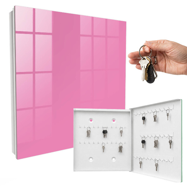 Schlüsselbox in kühlem Rosa