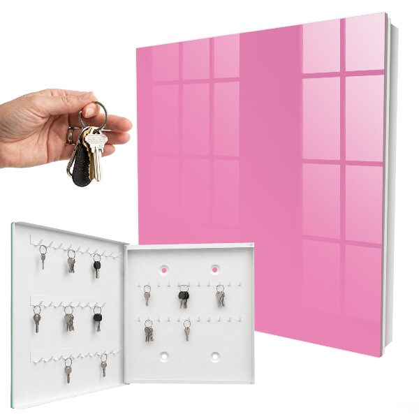 Schlüsselbox in kühlem Rosa