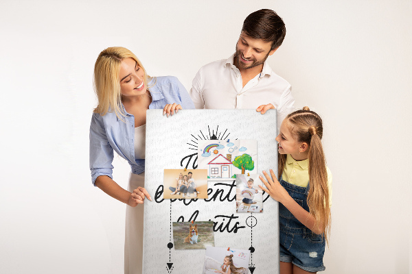 Bedruckte Korkplatte mit inspirierendem Abenteuerspruch