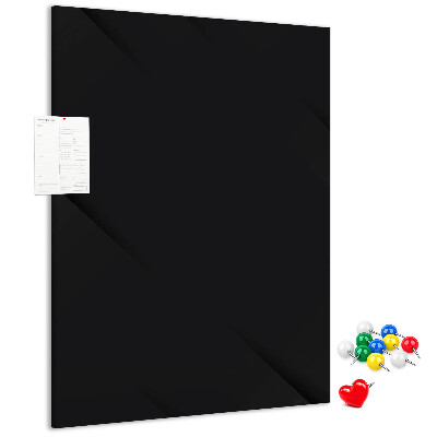 Pinnwand schwarze Tafel im minimalistischen Design
