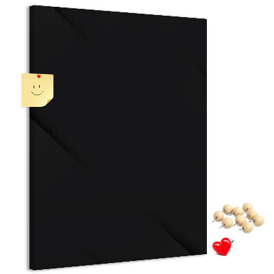 Pinnwand schwarze Tafel im minimalistischen Design