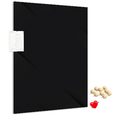 Pinnwand schwarze Tafel im minimalistischen Design