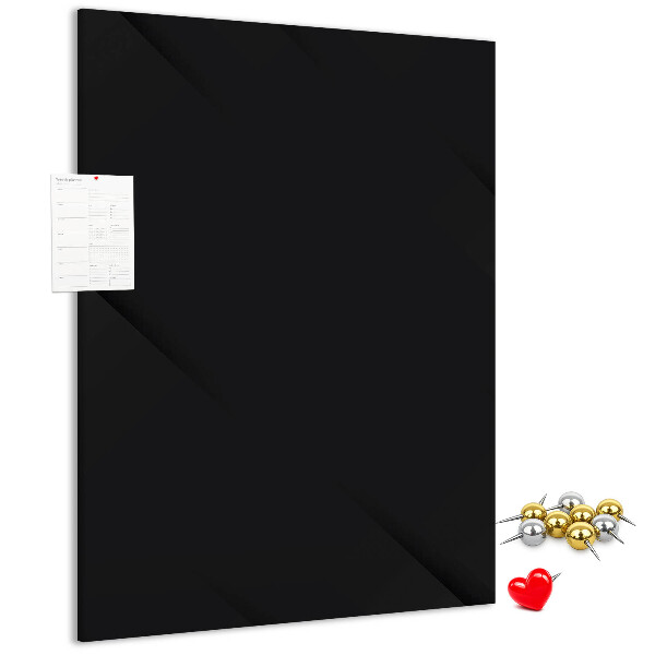 Pinnwand schwarze Tafel im minimalistischen Design