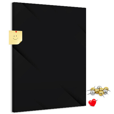 Pinnwand schwarze Tafel im minimalistischen Design