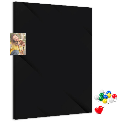 Pinnwand schwarze Tafel im minimalistischen Design