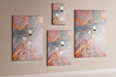 Pinnwand mit abstraktem Muster und feinen Adern