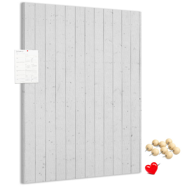 Bedruckte Korkplatte mit heller Holzstruktur