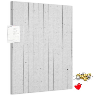 Bedruckte Korkplatte mit heller Holzstruktur