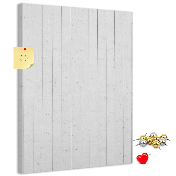 Bedruckte Korkplatte mit heller Holzstruktur