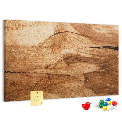 Bilder mit Korkrückwand mit natürlicher Holzmaserung in warmen Farbtönen