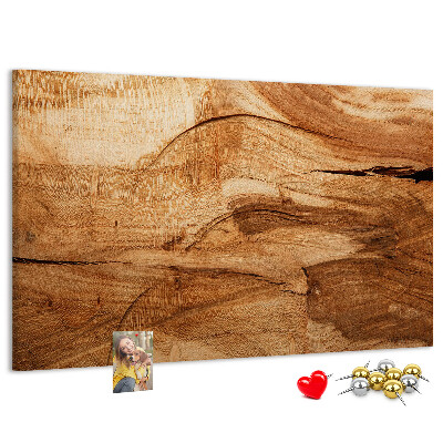Bilder mit Korkrückwand mit natürlicher Holzmaserung in warmen Farbtönen