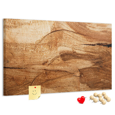 Bilder mit Korkrückwand mit natürlicher Holzmaserung in warmen Farbtönen