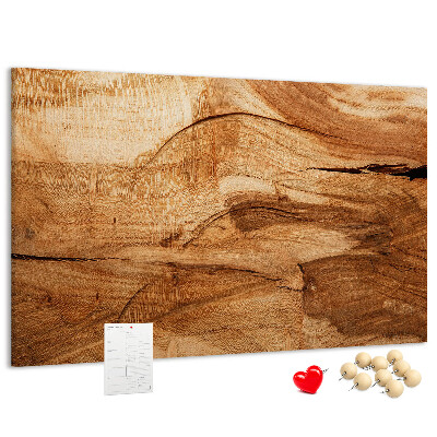 Bilder mit Korkrückwand mit natürlicher Holzmaserung in warmen Farbtönen