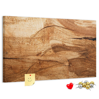 Bilder mit Korkrückwand mit natürlicher Holzmaserung in warmen Farbtönen