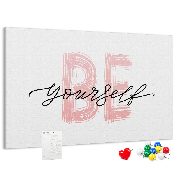 Kork-Pinnwand für kreative Gestaltung und Kunst