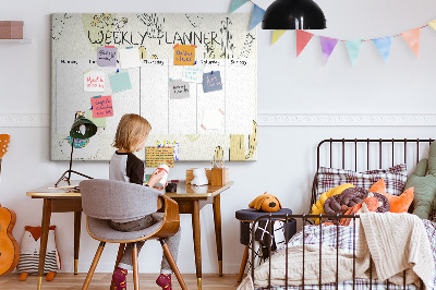 Bilder mit Korkrückwand Kakteen und Tiere im minimalistischen Stil