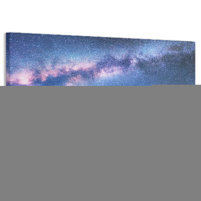 Korkbild Nachthimmel über einer Berglandschaft