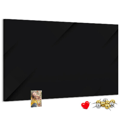 Korktafel schwarze Ausführung mit farbigen Stecknadeln