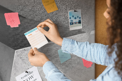 Bilder mit Korkrückwand geometrische Formen im minimalistischen Stil