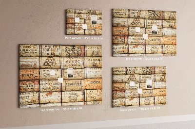 Korktafel in verschiedenen Ausführungen