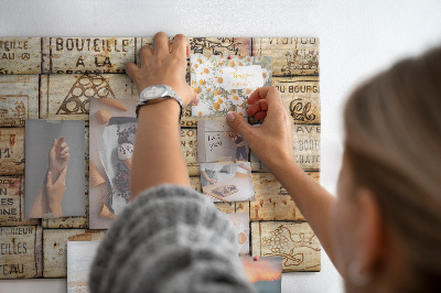 Korktafel in verschiedenen Ausführungen