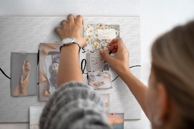 Bild mit Korkrückwand Reiseinspiration im eleganten Stil
