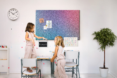 Korkbild mit Farbverlauf in Violetttönen