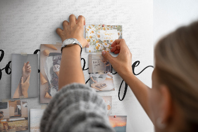 Korktafel eine elegante Inschrift zum Abschied von Reisenden