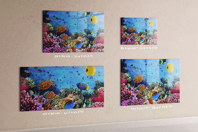 Magnettafel Unterwasserleben