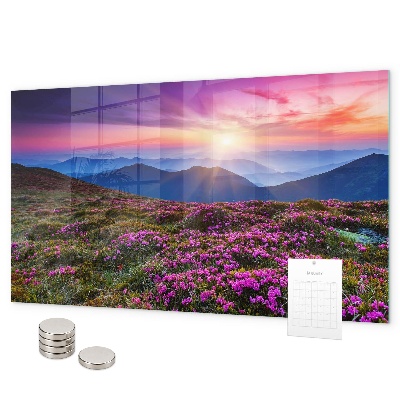 Magnettafel Sunrise Flowers