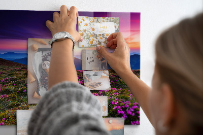 Magnettafel Sunrise Flowers